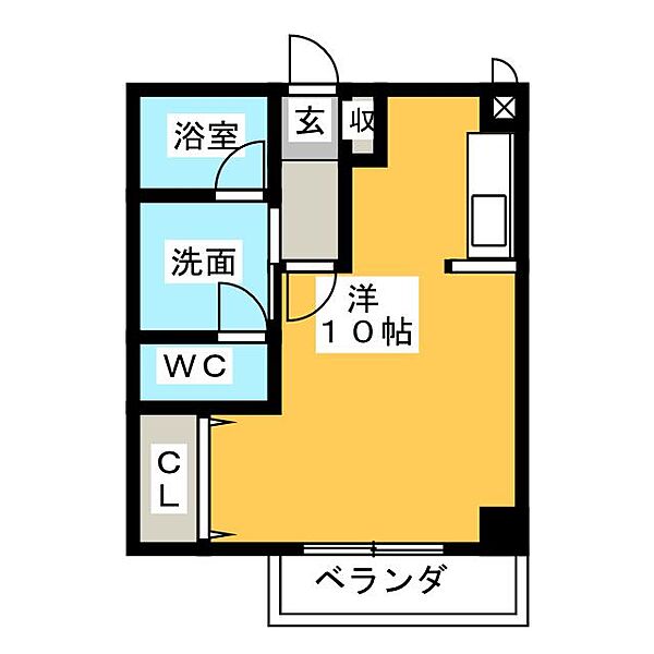 レベ・デ・アン ｜愛知県尾張旭市渋川町１丁目(賃貸マンション1R・3階・27.75㎡)の写真 その2