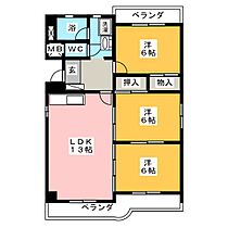 ピュアスト11  ｜ 愛知県瀬戸市原山町（賃貸マンション3LDK・3階・66.40㎡） その2