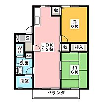 リバーサイドＴ・Ｙ　A棟  ｜ 愛知県瀬戸市田中町（賃貸アパート2LDK・2階・55.30㎡） その2