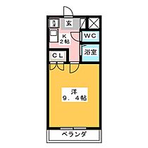 レジデンス尾州  ｜ 愛知県尾張旭市東印場町１丁目（賃貸マンション1K・2階・26.40㎡） その2