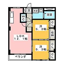 Ａｒｃａｄｉａ21  ｜ 愛知県瀬戸市品野町１丁目（賃貸マンション2LDK・3階・52.80㎡） その2