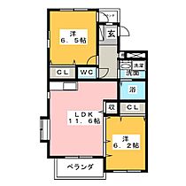 グランディールＯＴＡ  ｜ 愛知県尾張旭市庄中町３丁目（賃貸マンション2LDK・2階・55.11㎡） その2