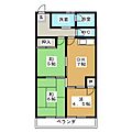 旭IHハイツ4階4.9万円