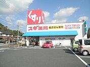 ドラッグストア 「スギ薬局まで910m」