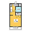 プチメゾン山田4階2.5万円