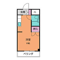 第二ビューハイツ兄山  ｜ 愛知県日進市三本木町下川田（賃貸マンション1K・4階・24.48㎡） その2