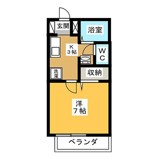 ＦＡＣＩＬＩＴＹ浅田 ｜愛知県日進市浅田町上納(賃貸アパート1K・2階・24.71㎡)の写真 その2