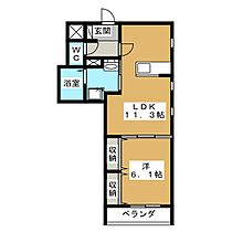 スカイハウス  ｜ 愛知県日進市赤池１丁目（賃貸マンション1LDK・3階・43.49㎡） その2