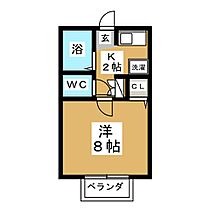 ボヌール栄　Ｂ棟  ｜ 愛知県日進市栄３丁目（賃貸アパート1K・2階・23.59㎡） その2