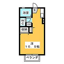 ラ・フォーレ岩崎  ｜ 愛知県日進市岩崎町岩根（賃貸アパート1R・1階・26.40㎡） その2