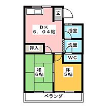 コーポ石川II  ｜ 愛知県愛知郡東郷町春木台３丁目（賃貸マンション2DK・2階・45.00㎡） その2