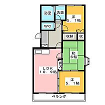 グランディール  ｜ 愛知県愛知郡東郷町三ツ池４丁目（賃貸マンション3LDK・1階・57.75㎡） その2