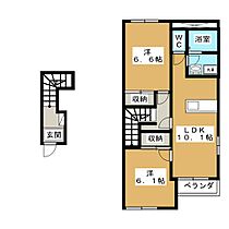 フィールドフォックス5  ｜ 愛知県日進市藤塚７丁目（賃貸アパート2LDK・2階・55.44㎡） その2