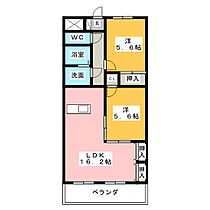 ガーデンヒルズ東山台  ｜ 愛知県みよし市東山台（賃貸マンション2LDK・3階・61.02㎡） その2