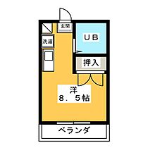 メゾンカトウ  ｜ 愛知県みよし市莇生町水洗（賃貸マンション1R・1階・18.00㎡） その2