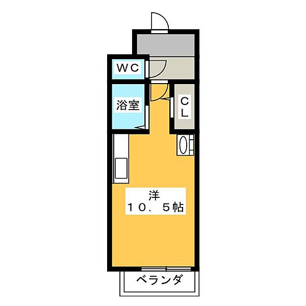 スウィートメゾンちひろ ｜愛知県海部郡蟹江町宝２丁目(賃貸マンション1R・1階・24.80㎡)の写真 その2