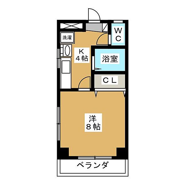 ラ・メゾン・タナカＥ ｜愛知県海部郡蟹江町宝２丁目(賃貸マンション1K・1階・26.60㎡)の写真 その2