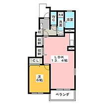 サンリットIV  ｜ 愛知県海部郡蟹江町桜２丁目（賃貸アパート1LDK・1階・45.89㎡） その2