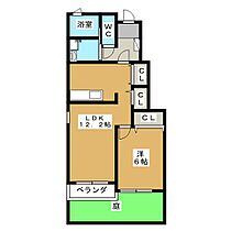 ドゥ　ルポゼ  ｜ 愛知県あま市七宝町鯰橋６丁目（賃貸アパート1LDK・1階・45.72㎡） その2