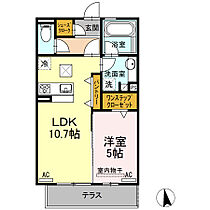 クロシェット　北棟  ｜ 愛知県海部郡蟹江町城３丁目（賃貸アパート1LDK・1階・41.53㎡） その2