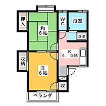 セントラルハウスII  ｜ 愛知県海部郡蟹江町本町１０丁目（賃貸アパート2K・2階・38.48㎡） その2