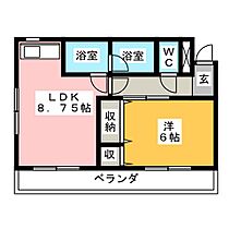 マーベラス鹿田  ｜ 愛知県北名古屋市鹿田廻間（賃貸マンション1LDK・3階・40.20㎡） その2