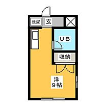 杉荘マンション  ｜ 愛知県北名古屋市鹿田（賃貸マンション1R・2階・19.00㎡） その2