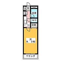 ラ・ロッシェル  ｜ 愛知県北名古屋市熊之庄八幡（賃貸マンション1K・3階・25.00㎡） その2