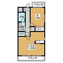 フォンテーヌ峯II  ｜ 愛知県北名古屋市鹿田清水（賃貸マンション1LDK・1階・44.00㎡） その2