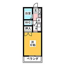 メゾンサトー  ｜ 愛知県北名古屋市鹿田坂巻（賃貸マンション1K・2階・19.87㎡） その2