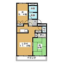 コンフォースK  ｜ 愛知県北名古屋市六ツ師宮西（賃貸マンション2LDK・2階・49.50㎡） その2