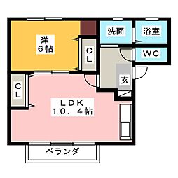 間取図画像 1LDK