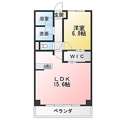 Tmビル 1LDKの間取図画像