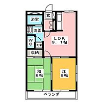 パークサイドアイリス  ｜ 愛知県弥富市五之三川平３丁目（賃貸マンション2LDK・2階・45.60㎡） その2