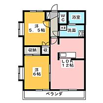 住彩苑  ｜ 愛知県弥富市平島町大脇（賃貸マンション2LDK・5階・52.48㎡） その2