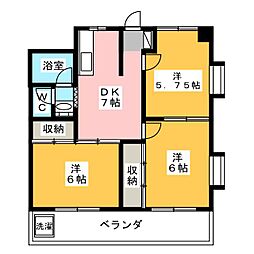 間取図画像 3DK