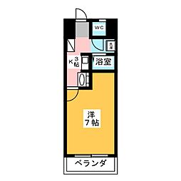 プロミネント弥富駅前 1Kの間取図画像