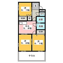 物件の間取り