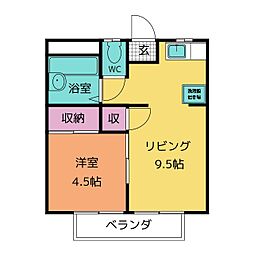 間取図画像 1LDK