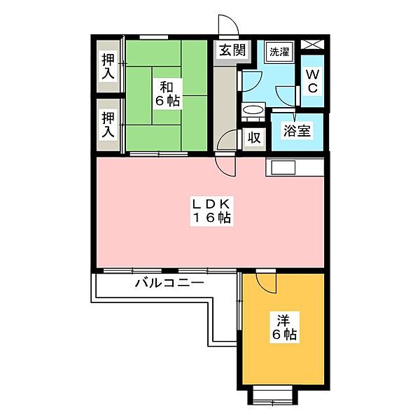 シティ・オーガ ｜静岡県静岡市葵区大鋸町(賃貸マンション2LDK・5階・60.48㎡)の写真 その2