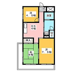 間取図画像 3DK