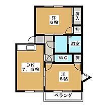 ブランドール丸子  ｜ 静岡県静岡市駿河区丸子４丁目（賃貸アパート2DK・2階・42.00㎡） その2