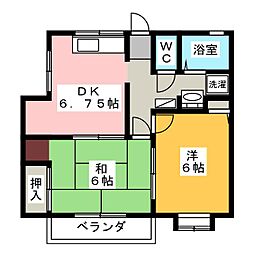 間取図画像 2DK