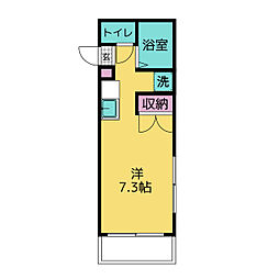 エトワール栄 ワンルームの間取図画像
