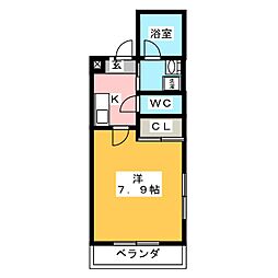 FilleFlats 1Kの間取図画像