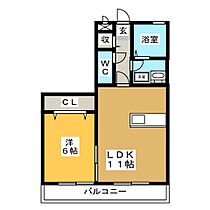 ヴィラージュ  ｜ 静岡県静岡市駿河区小鹿（賃貸アパート1LDK・1階・42.86㎡） その2