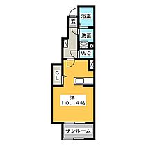 マータリII  ｜ 静岡県静岡市駿河区豊田３丁目（賃貸アパート1R・1階・32.43㎡） その2