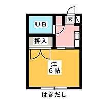 プレジール石川  ｜ 静岡県静岡市清水区中之郷２丁目（賃貸アパート1K・1階・20.25㎡） その2