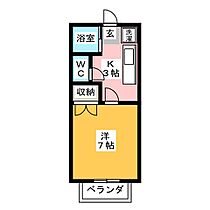 カーサひじり1  ｜ 静岡県静岡市駿河区聖一色（賃貸アパート1K・1階・21.11㎡） その2