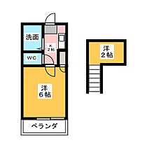 サトリオ草薙 204 ｜ 静岡県静岡市清水区草薙北（賃貸アパート1K・2階・17.55㎡） その2